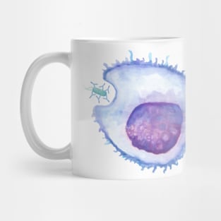 Phagocytosis WBC white blood cell Mug